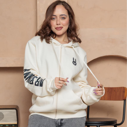 Moletom Ziper Off-white 