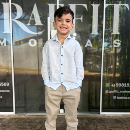 Camisa social infantil