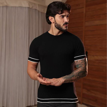 Camiseta Tricot Risca