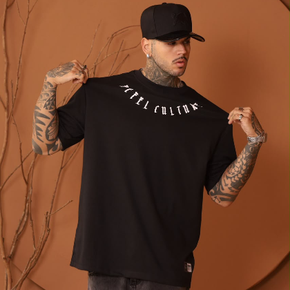 Camiseta Effel Over Preta
